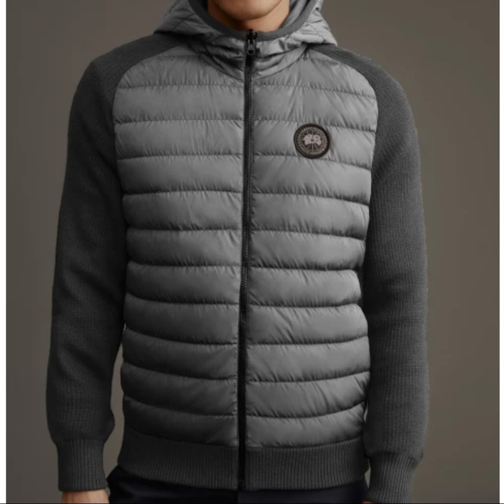 🔺SOLD🔺CANADA GOOSE HYBRIDGE KNIT REVERSIBLE HOODY BLACK LABEL